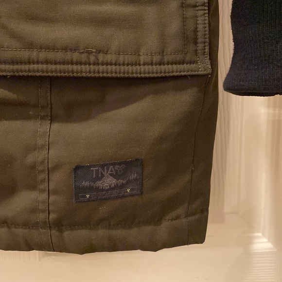 TNA Dark Olive Green Bancroft Parka Winter Ski Jacket - Picture 12 of 16